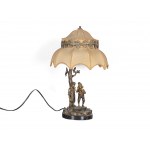 Max and Moritz table lamp, around 1900/20