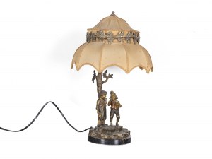 Max and Moritz table lamp, around 1900/20