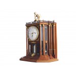Élégante horloge de commode, Erhard Karbacher Vienne, vers 1800
