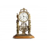 Wedding clock, Biedermeier, around 1840/50