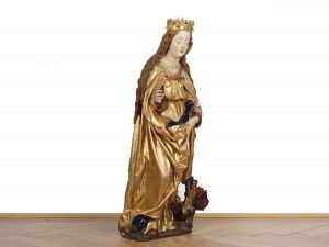 Svätá Margaréta, majster rezbár v neskorej gotike okolo roku 1500