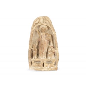 Reliéf zobrazujúci svätého Františka z Assisi, 17./18. storočie