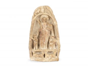 Reliéf zobrazujúci svätého Františka z Assisi, 17./18. storočie