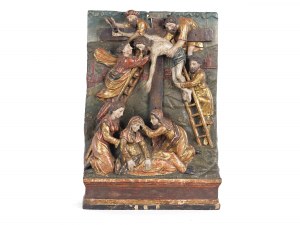 Déposition de croix, relief, Allemagne du Nord, XVIIe siècle