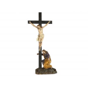 Crucifixion with Mary Magdalene, Italy/Naples?, 17th century