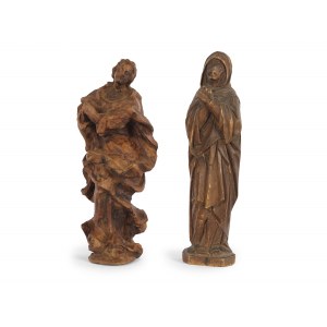 Para figurek, Maryja jako Dziewica i Maryja w żałobie, XIX wiek?