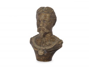 Portrétní busta bavorského krále Ludvíka II.
