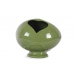 Eiförmige Vase mit herzförmiger Vertiefung, die den Guten Hirten darstellt, im Stil von Wedgwood