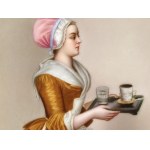 Jean-Étienne Liotard, Ženeva 1702 - 1789 Ženeva, nasledovník, Dievča s čokoládovým pohárom