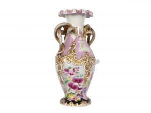 Vase with snake handles, around 1900