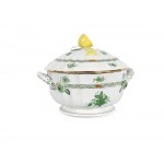 Soup tureen, Herend, Apponyi Vert