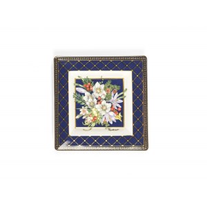 Rosenthal x Versace, Medusa, square plate, Let there be love
