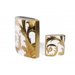 Rosenthal x Versace, Golden Arabesque, coppia di vasi