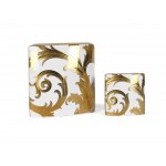 Rosenthal x Versace, Golden Arabesque, coppia di vasi