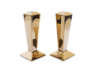 Rosenthal x Versace, Vanity, pair of candlesticks