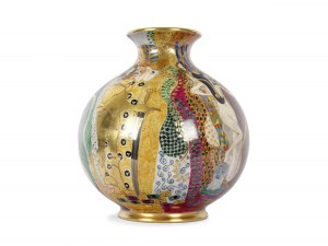 Vase after Gustav Klimt, Augarten Vienna, 2014