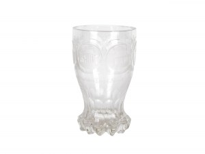 Biedermeier glass, souvenir of Carlsbad