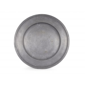 Pewter show plate