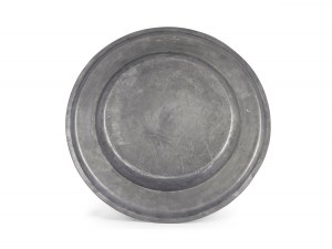 Pewter show plate
