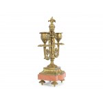 Small chandelier, two-armed, Louis XVI, around 1900 