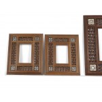 Mixed lot: 3 frames, Middle East, around 1900