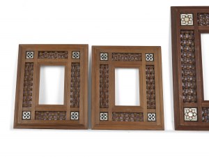 Mixed lot: 3 frames, Middle East, around 1900