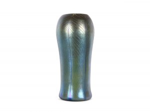 Louis Comfort Tiffany, Vase en forme de paon