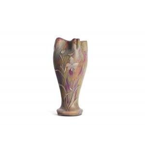 Vase avec fleur de clocher en relief, Art nouveau, vers 1900