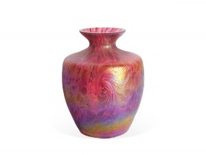 Art Nouveau, vaso in vetro