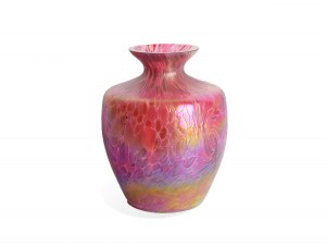 Art nouveau, vase en verre