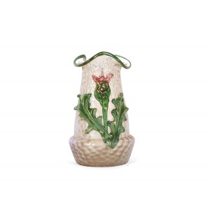 Váza s bodliakovým dekorom, Kralik