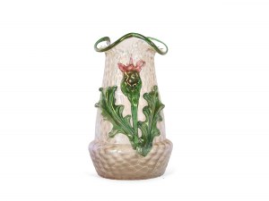 Vase with thistle decoration, Kralik