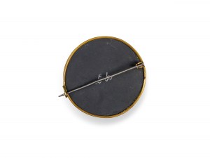 Round brooch, design Fritzi Löw, execution Wiener Werkstätte