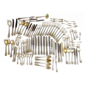 Large cutlery set, 93 pieces