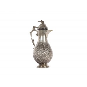 Oriental silver jug