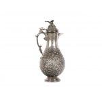 Oriental silver jug