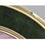 Veľmi významné unikátne kolonádové hodiny v štýle Petra Carla Fabergého, Petrohrad 1846 - 1920 Švajčiarsko
