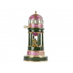 Velmi významné unikátní kolonádní hodiny ve stylu Petra Carla Fabergého, Petrohrad 1846 - 1920 Švýcarsko
