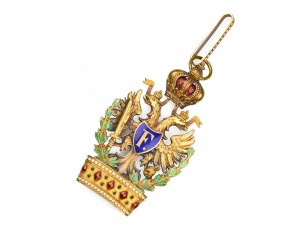 Ordine Imperiale Austriaco della Corona di Ferro, II Classe, decorazione del collo, V. Mayer's Söhne