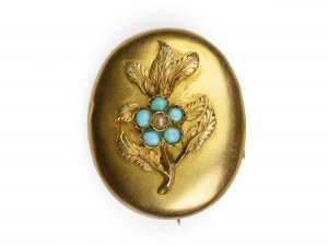 Brooch, Biedermeier