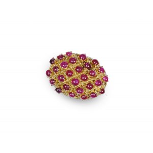 Broche avec rubis