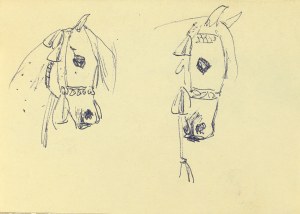 Ludwik MACIĄG (1920-2007), Hlava koňa v dvoch záberoch
