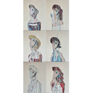 Filip GRUSZCZYŃSKI (b. 1978), Szymanowski's Girls, collection of 6 works, 2024
