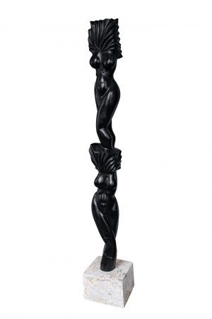 Krzysztof Pawłowski, totem féminin noir, 2024