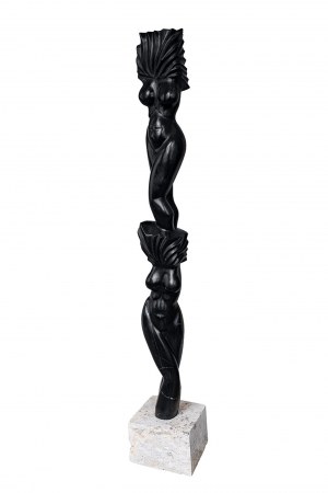 Krzysztof Pawlowski, Black female totem, 2024