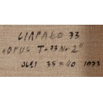 Czeslaw Pius Ciapalo (b. 1942, Hajnówka), Opus T - 73 No. 2, 1973