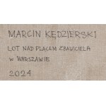Marcin Lech Kędzierski (b. 1969), Flight over Savior Square in Warsaw, 2024