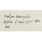 Martyna Łuszczyńska (geb. 1997, Łódź), Reflexion von marineblauem Purpur, 2024