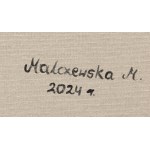 Magdalena Malczewska (nar. 1990, Legnica), Preniknuté spomienkami III- Plynutie času, 2024