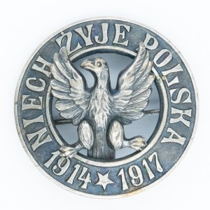 Insigne patriotique Let Poland Live 1914-1917